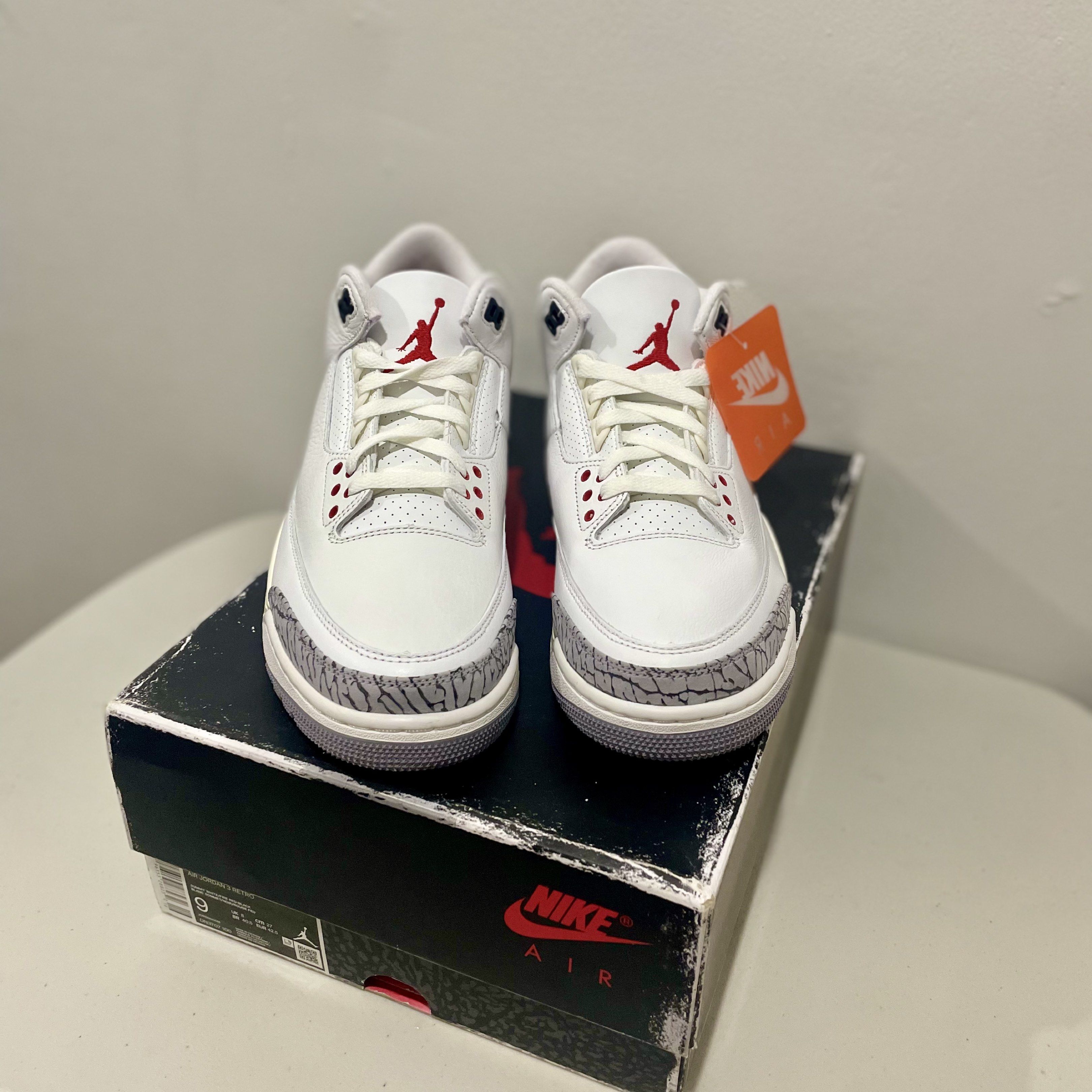 Jordan 3 White Cement Reimagined (Category: Sneakers) located in Manila. Submitted by firststep.ph1 (Listing ID 1420530085, Image 3). Description: ₱10,000 ONLY Size 9 Brand New With Legit App Certificate 📍Manila.