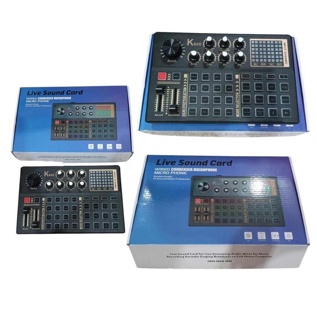 K800 Live Sound Card for Streaming (Category: Soundbars, Speakers & Amplifiers) located in Cainta. Submitted by declutteringceo (Listing ID 1420553923, Image 2). Description: .