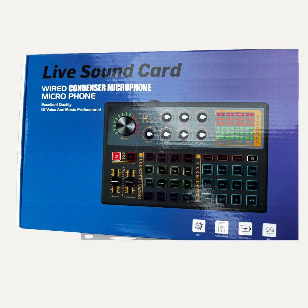 K800 Live Sound Card for Streaming (Category: Soundbars, Speakers & Amplifiers) located in Cainta. Submitted by declutteringceo (Listing ID 1420553923, Image 3). Description: .