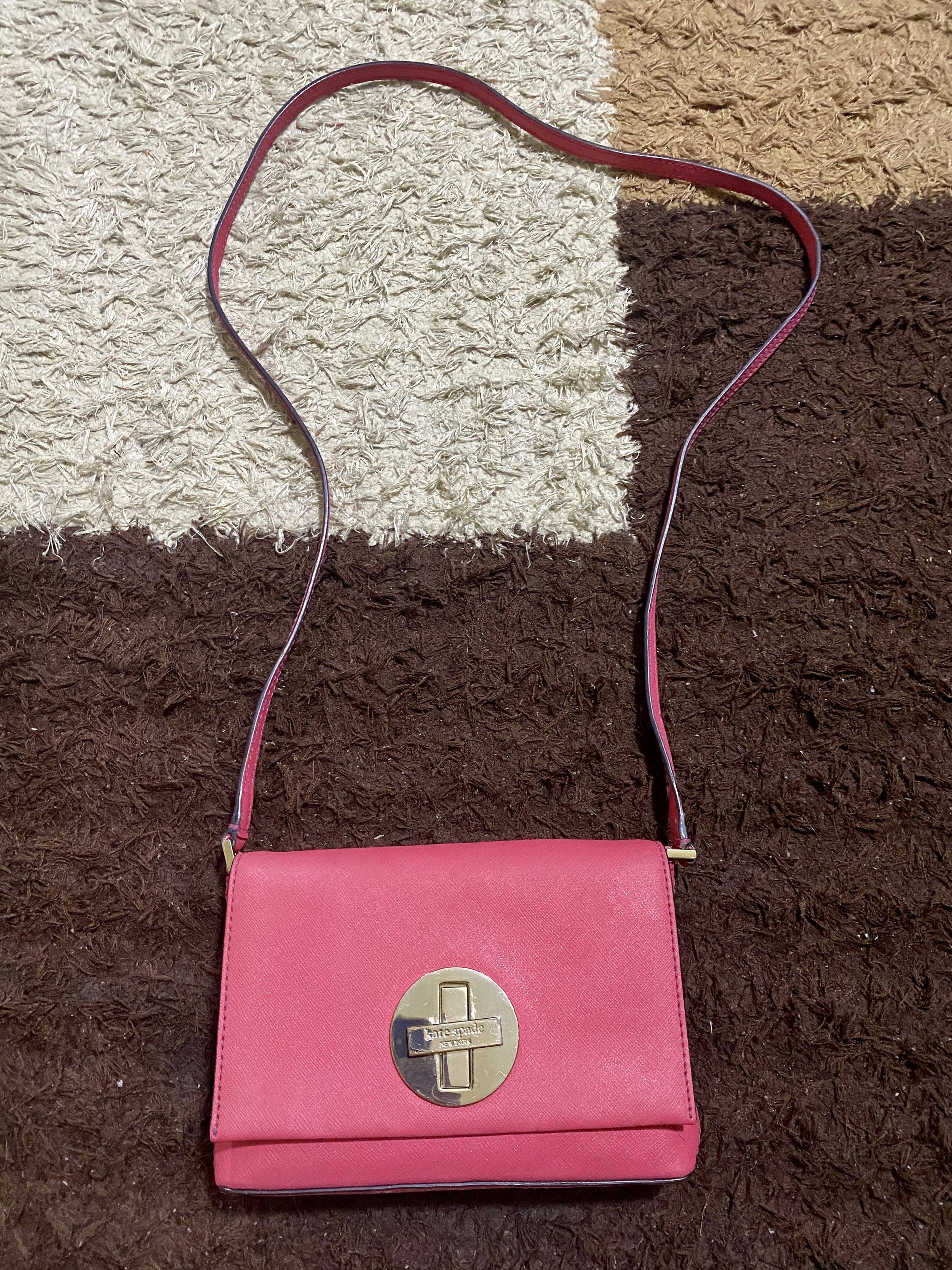 Authentic KS sling bag (Category: Cross-body Bags) located in Taytay. Submitted by neldon_hub (Listing ID 1420445468, Image 1). Description: .
