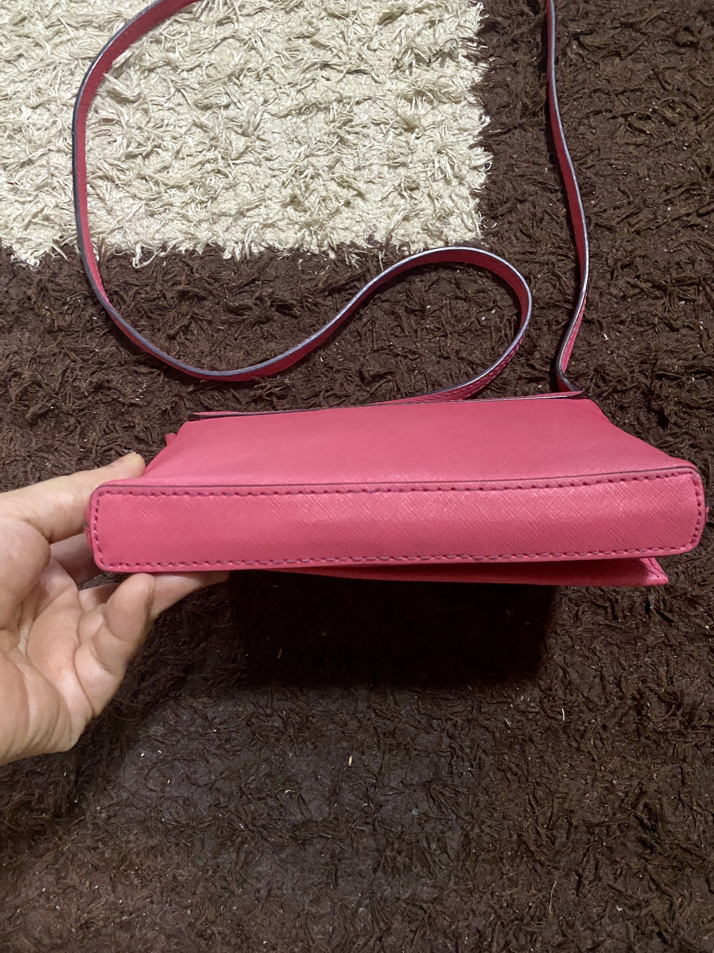 Authentic KS sling bag (Category: Cross-body Bags) located in Taytay. Submitted by neldon_hub (Listing ID 1420445468, Image 2). Description: .