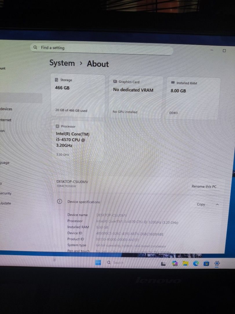 Lenovo ThinkCentre M93p Desktop PC65605289926657113