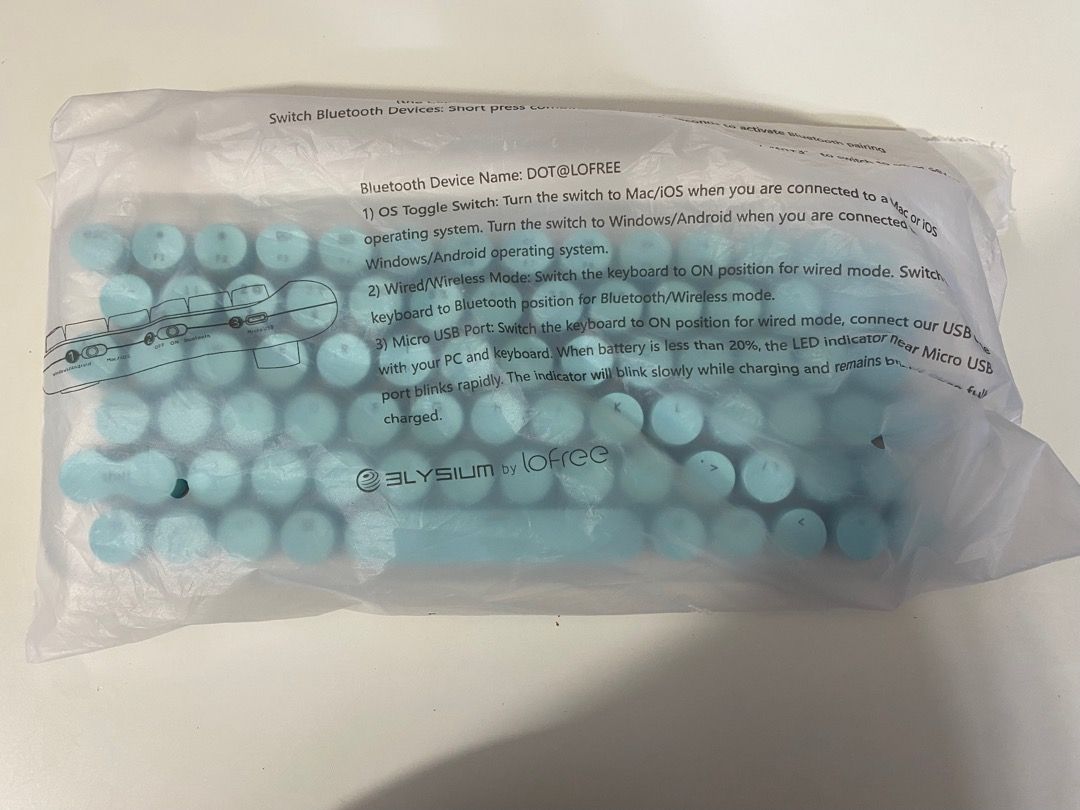 Lofree Elysium DOT keyboard452887895773685762