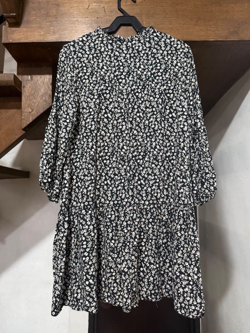 Mango layered dress (black) (Category: Dresses) located in Paranaque City. Submitted by 10001thingstodeclutter (Listing ID 1420485881, Image 2). Description: Used once or twice, excellent condition Button-down layered dress Kids size but fits adults XS-S.