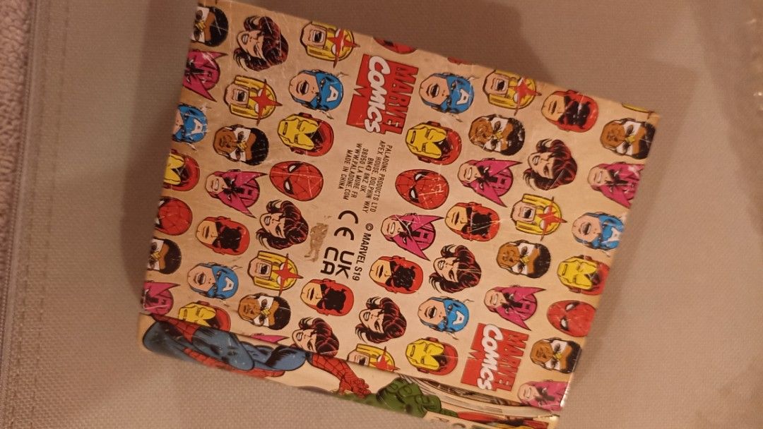 Marvel Comics Superhero Playing Cards (Category: Board Games & Puzzles) located in Marikina City. Submitted by jrssags (Listing ID 1420477833, Image 2). Description: Marvel Superhero Playing Cards (Officially Licensed) Take a break from saving the world and enjoy a game with these Marvel superhero playing cards. Features iconic heroes like Captain America, Iron Man, and more, with the classic Marvel Comics logo on the back of each card. Perfect f
