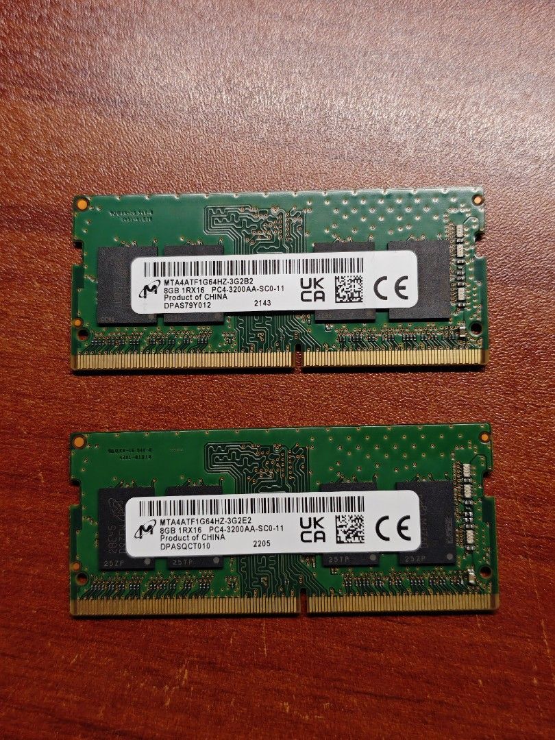 Micron DDR4 8GB 3200Mhz Laptop RAM Sodimm Computers Tech Parts Micron Ddr4 8gb 3200mhz Ram 1770538621 F79a1628 Progressive 