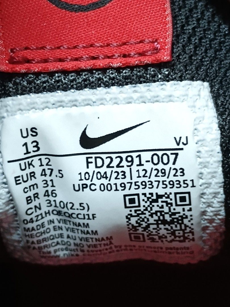 Nike Interact Run- size 11 US men's (Category: Sneakers) located in Bulacan. Submitted by sneakapimp (Listing ID 1420430228, Image 3). Description: price: 2,200 size 11 US men's available - Nike Interact Run - Color: Black and Red - Size: US 13, UK 12, EUR 47.5, CM 31.5 - Features: Breathable mesh upper, red swoosh logo, white midsole, red outsole - Model: FD2291-007 shipping via LBC cop or cod lalamove meet up along Valenzuela.