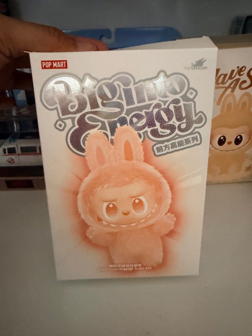 Pop Mart Big Into Energy Figure (Category: Designer & Blind Box Toys) located in Cavite. Submitted by iwoooofff (Listing ID 1420473595, Image 1). Description: - Pop Mart Big Into Energy Bunny Figure - Brand new and sealed - Includes a collectible card - Part of the Big Into Energy series - Features a cute bunny design - Original packaging included.