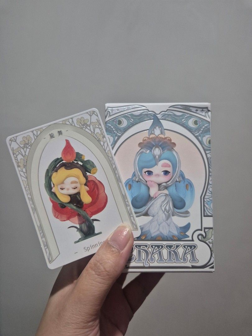 Pop Mart Chaka - Spinning (Category: Designer & Blind Box Toys) located in Cainta. Submitted by jamdgu (Listing ID 1420482059, Image 1). Description: Chaka - Spinning Unboxed, sealed foil Box is slightly bent due to shipping Bought from Pop Mart website RFS: No sparks MOP: Maya, GCash, BPI, UnionBank, GoTyme Delivery: J&T, Lalamove Loc: Cainta.