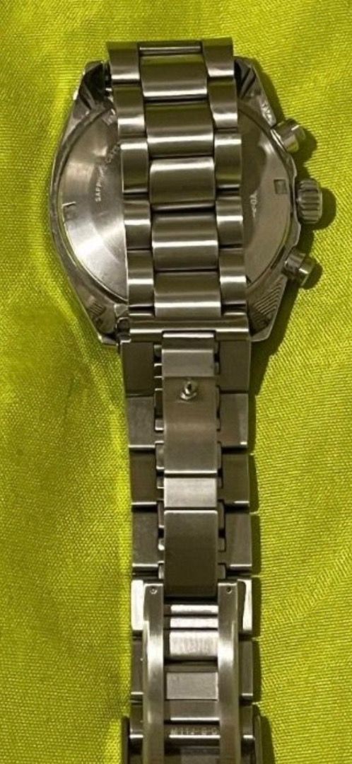 Seiko Speedtimer Chronograph Watch (Category: Luxury Watches) located in Manila. Submitted by ytoci (Listing ID 1420519629, Image 3). Description: - Seiko Speedtimer watch bought at 38k in the mall, tokyo store - Green dial with chronograph subdials - Tachymeter bezel - Stainless steel case and bracelet - Date display at 6 o'clock.