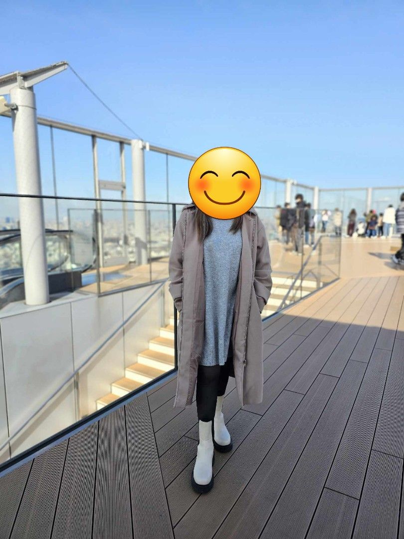 S/M Detachable Hood Long Wool Coat (Category: Coats, Jackets and Outerwear) located in Manila. Submitted by Rhidell (Listing ID 1420362529, Image 2). Description: -Small to Medium - Longline coat - detachable hood - Zip closure - Long sleeves with folded cuffs - Neutral color, perfect for layering - wool material - Knee-length -buyer shoulders shipping.