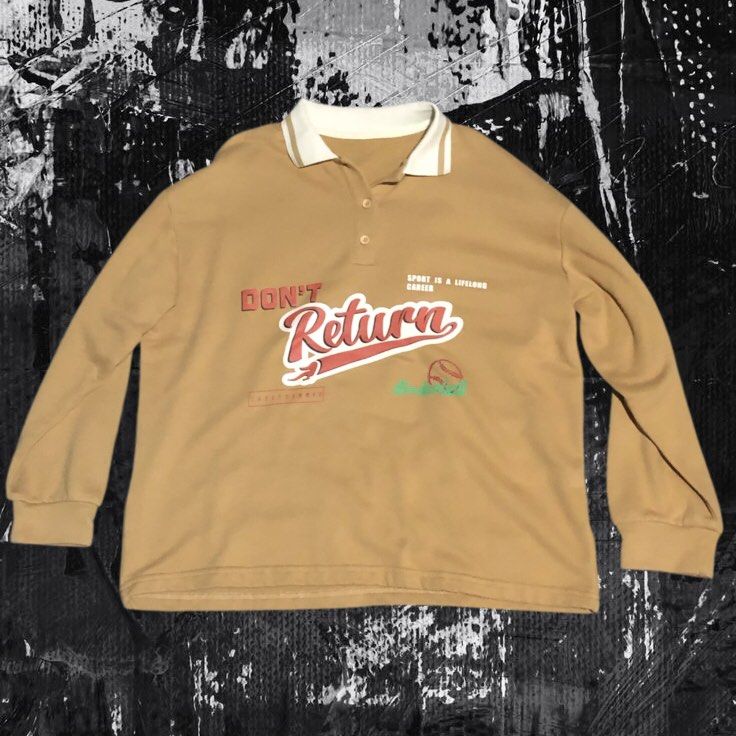 Tan Long Sleeve Polo Shirt (Category: Tshirts & Polo Shirts ) located in Kapalong. Submitted by panidesal (Listing ID 1420543704, Image 1). Description: Long Sleeve By Dazy W21 x L23.5 inch 100 + sf (MoP Gcash) My Height 5’0; Weight 38 DM me if you have any questions or if you want pictures of the minor issues Open to vc since i’m still new.