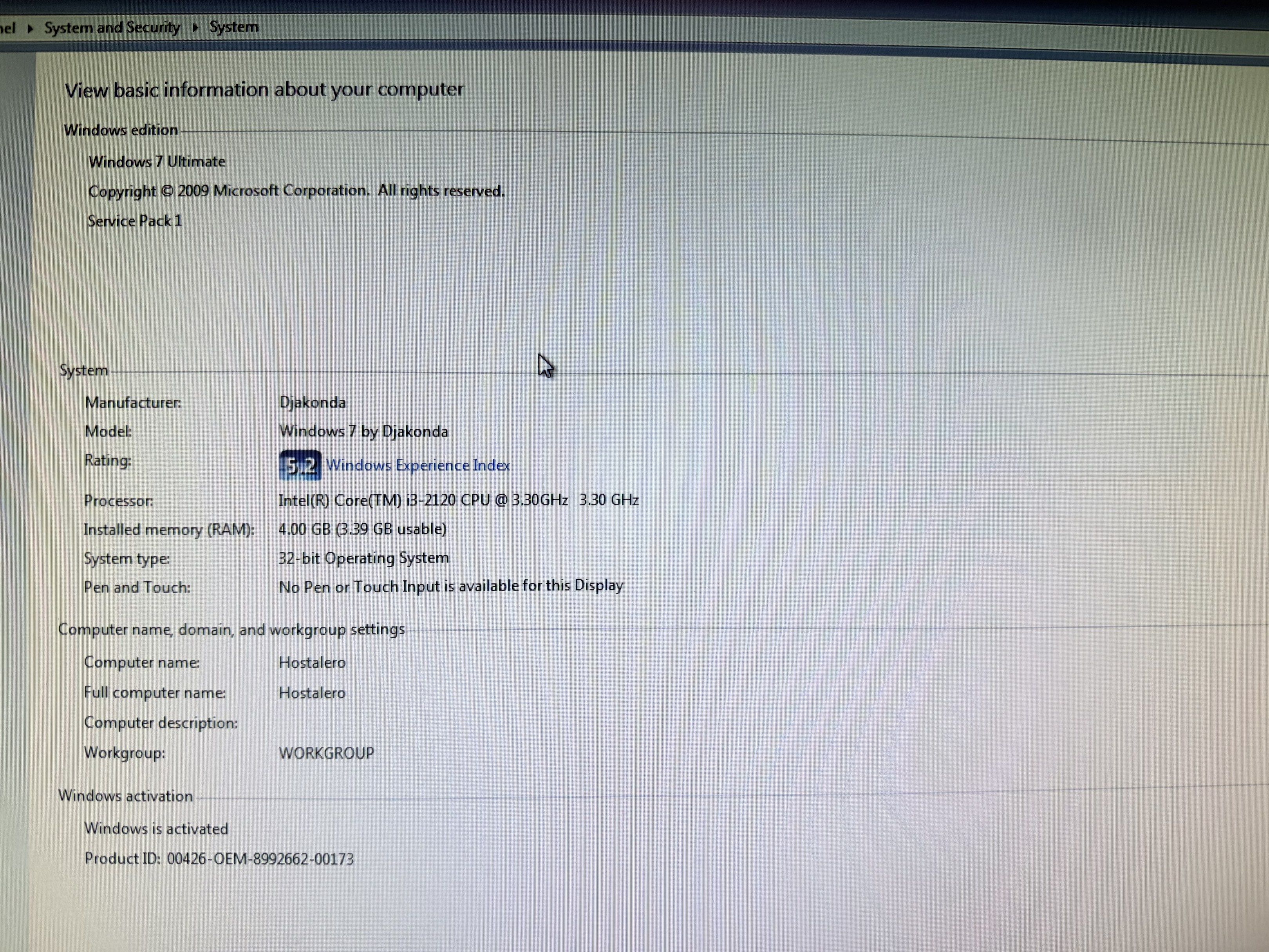Windows 7 Desktop PC with Intel i3-2120 (Category: Desktops) located in Valenzuela. Submitted by abbyg105 (Listing ID 1420394165, Image 2). Description: - FOR SALE DESKTOP SET Intel i3 3.30GHz Desktop | Windows 7 Ultimate | Printer Included Table Included - OFFER YOUR PRICE- Selling a fully functional desktop computer running Windows 7 Ultimate, perfect for home use, online work, school requirements, basic office tasks, browsing, and printing nee
