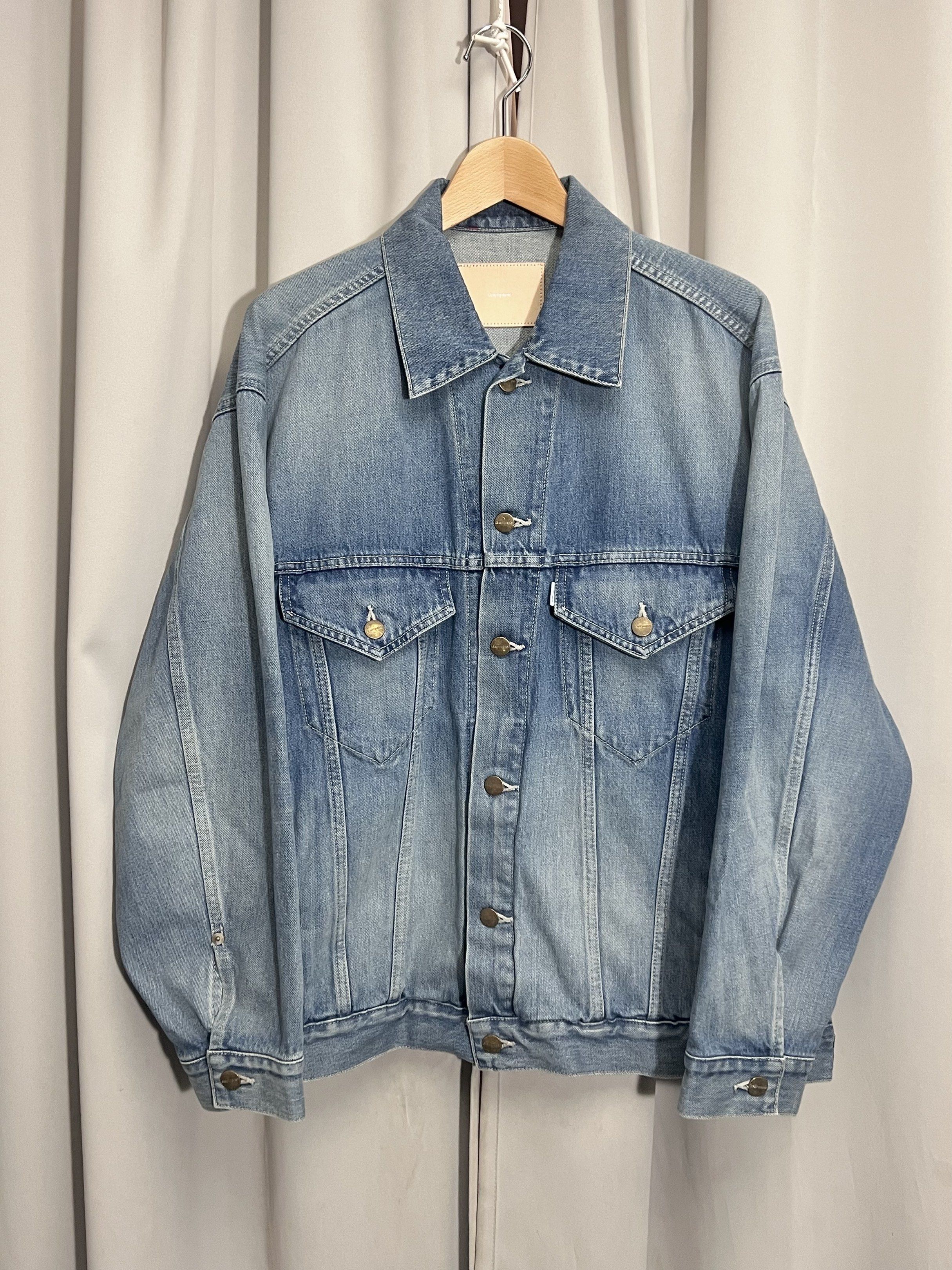 2025SS GRAPHPAPER SELVAGE DENIM TRUCKER JACKET 水洗牛仔丹寧外套 