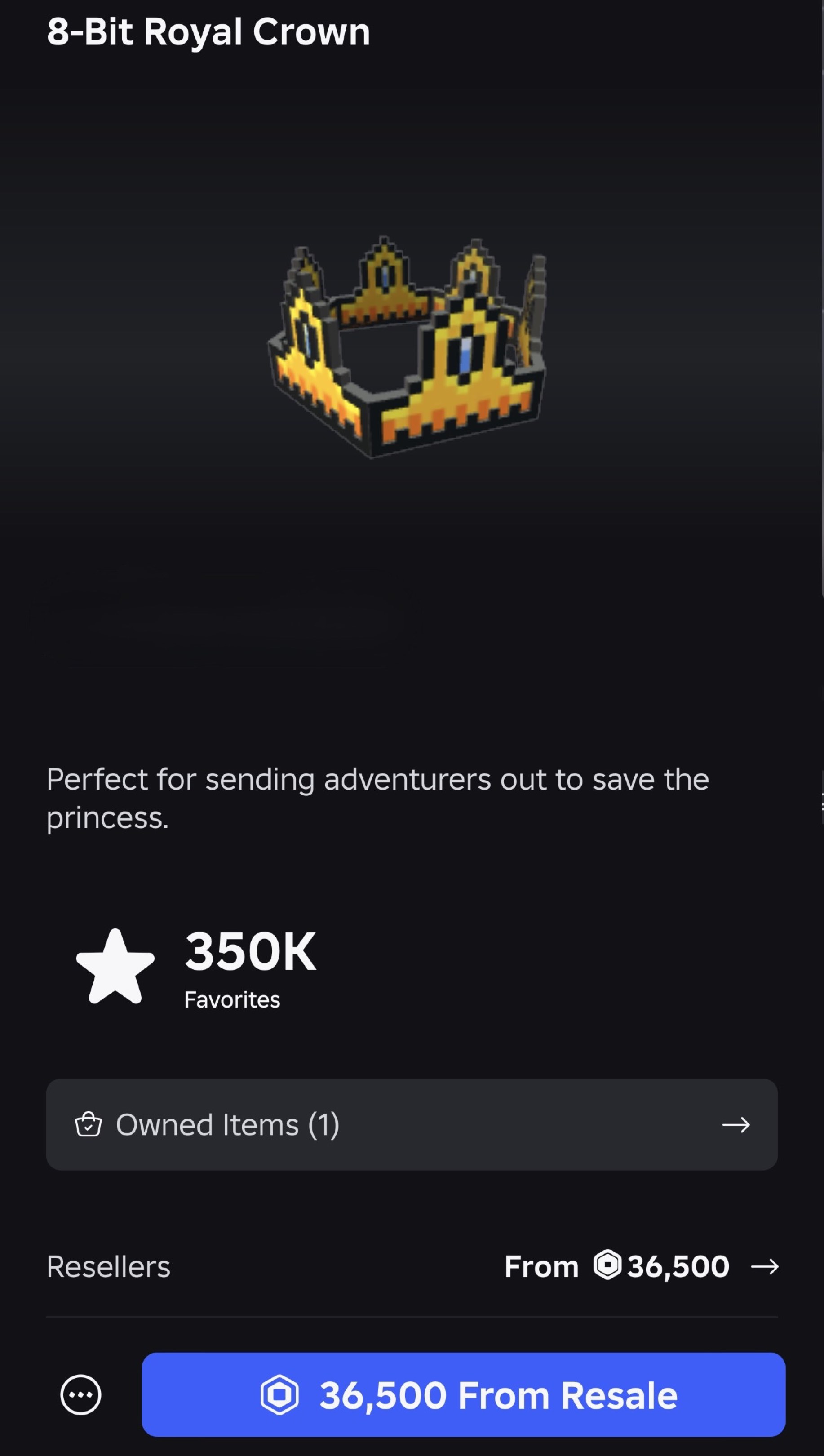 Roblox 8 Bit Royal Crown Video Gaming Gaming Accessories In Game 8bit Royal Crown 1770614714 C7f8226b 