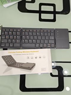 Full-Size Foldable Wireless Keyboard