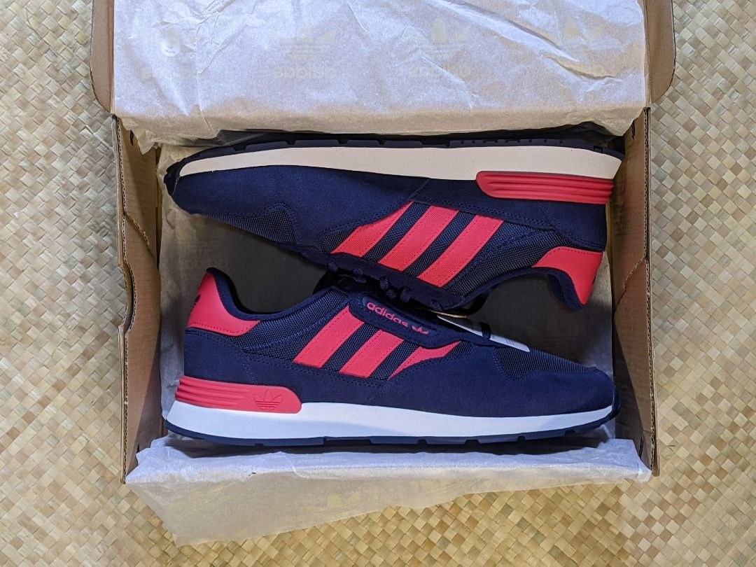Adidas Treziod 2 Sneaker (Category: Sneakers) located in Quezon City. Submitted by glitzytech (Listing ID 1420640446, Image 3). Description: For Sale Only: Adidas Treziod 2 Sneaker - Color: Navy blue with red accents. - Size: 9.5 US Men - Brand new and original Meet up: Araneta, Cubao God bless us all!.