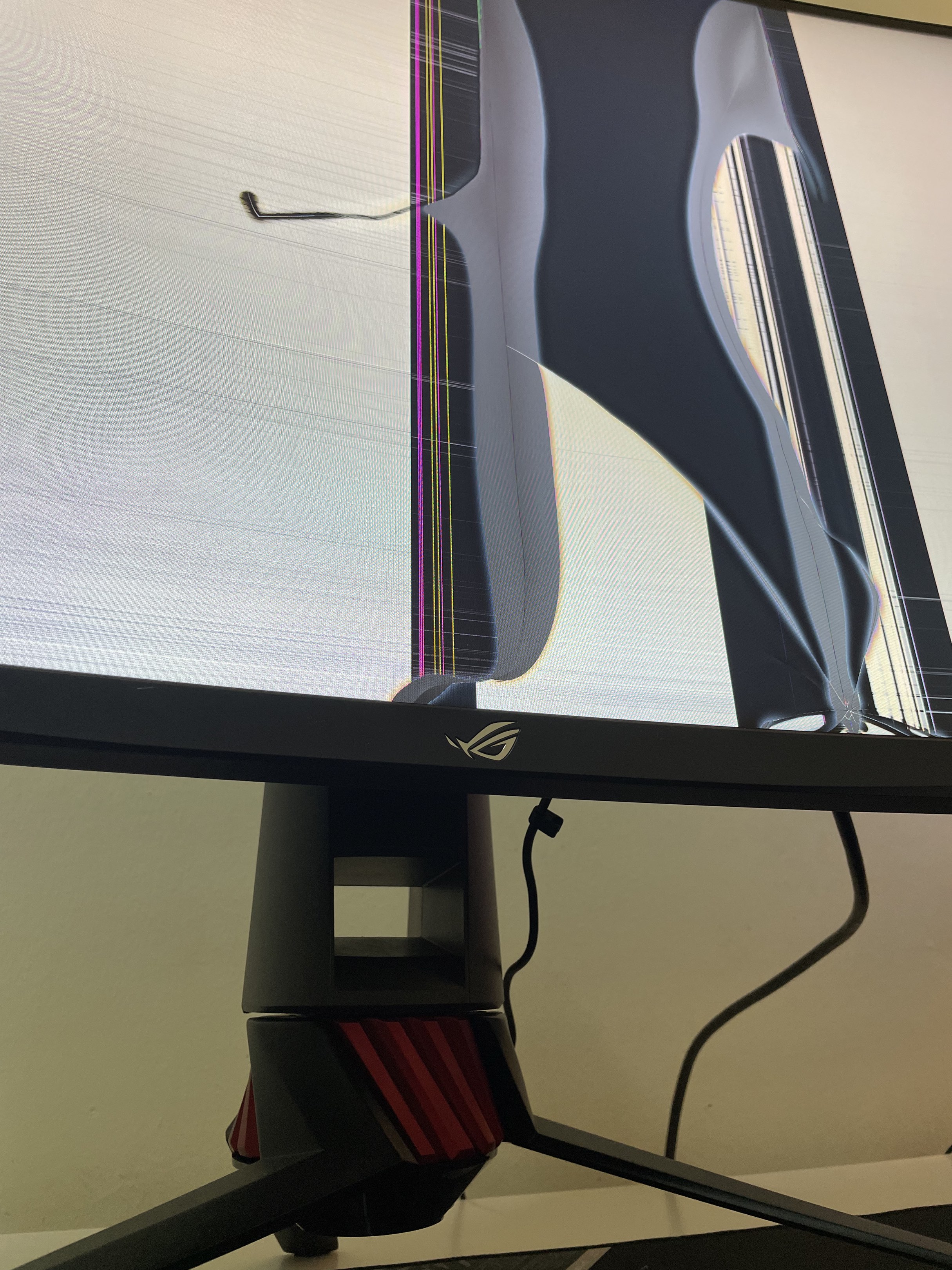 (sparepart) ASUS ROG Strix XG32V Curved Gaming Monitor (Damaged ...