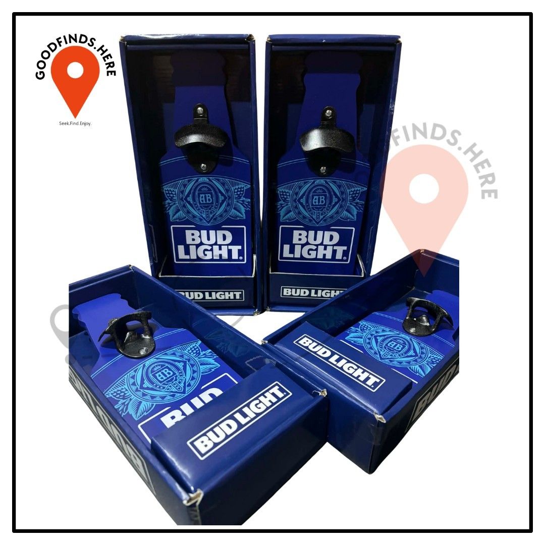 Bud Light Wall Mounted Wood Bottle Opener (Category: Everything Else Others) located in Pasig City. Submitted by goodfinds.here (Listing ID 1420605499, Image 1). Description: ‼️ Bud Light Wall Mounted Wood Bottle Opener‼️ ₱850 👉 message us for actual pictures 🚚Pick up (Maybunga Pasig) or Shipping via grab/lalamove/mr.speedy or gogo express ONLY at buyer's risk and expense. 💰MOP: Gcash/Paymaya/Metrobank/BDO/Eastwest/PNB/Unionbank.