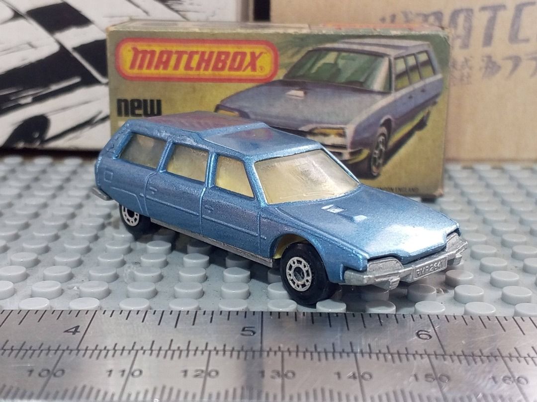 Citroen CX #12 [Matchbox] [Lesney] [England] (Category: Vehicle & Diecast Models) located in Guiguinto. Submitted by kotsekotsehanph (Listing ID 1420717841, Image 2). Description: Vintage piece (1970s) expect minor issues and/or dust due to age, storage and the like. Back in bad box (as seen on photos). Actual item posted. -------- *For easier access, search by brand/car model. Prices are fixed. 2-5 item purchase = Less 5% total invoice. 6 and ab