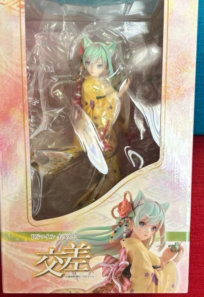 DSmile Kousa scale figure (Category: Figurines & Statues) located in Manila. Submitted by anythinggoesshop (Listing ID 1420593763, Image 1). Description: - Anime figure in original packaging - Character with yellow kimono and floral patterns (from an original illustration by Dsmile) - Light green hair and cat ears - Includes a small object (butterfly) - figure by Union creative bib. bought via pasabuy/figure hunt from japan. good as new no issues