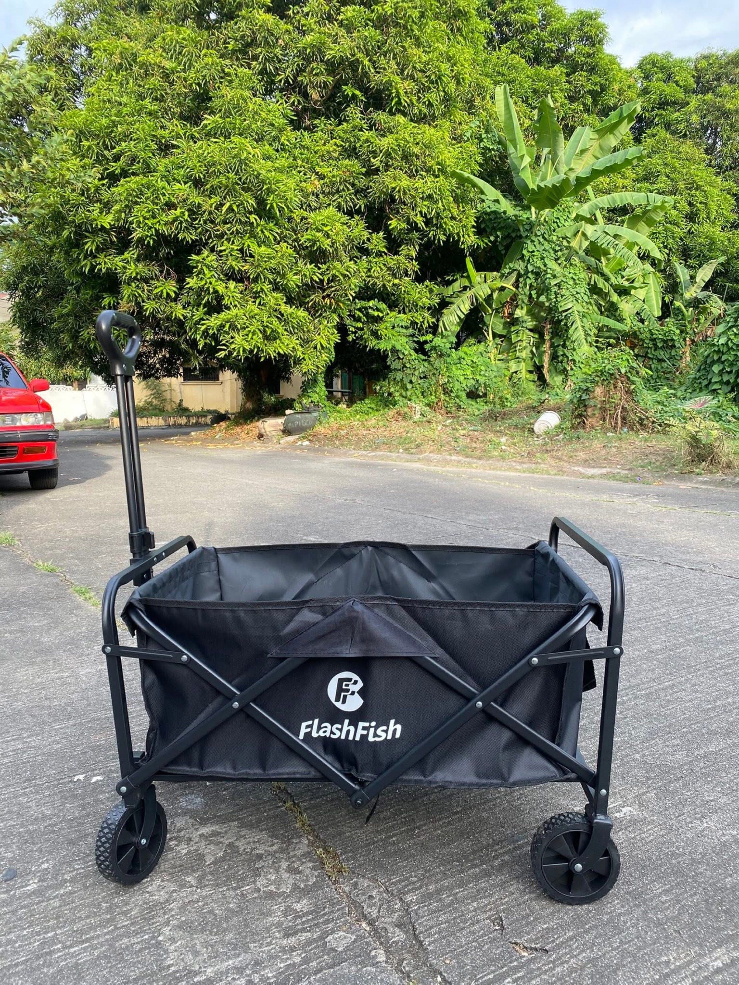 FlashFish Folding Wagon (Category: Strollers) located in Las Pinas. Submitted by shytorres (Listing ID 1420661850, Image 2). Description: Brandnew folding wagon cart 1600 only for wagon XL size 2k with table top set .