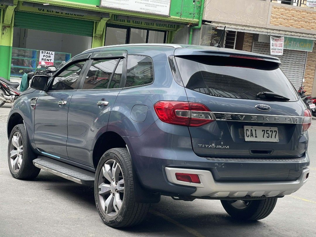 FORD EVEREST TITANIUM Automatic Transmission Auto (Category: Used Cars) located in Cainta. Submitted by juanitacars (Listing ID 1420623428, Image 3). Description: Available ✅ New Arrival , Quality Unit Guaranteed 💯% Available For Cash ✅Trade In ✅Financing ✅ Best Value for Money! Bastat from Juanita cars 💯 % Original Mileage Sariwang sariwa Unit Good Running Condition No Accident history No Flooded history Available all original docs negotiable 