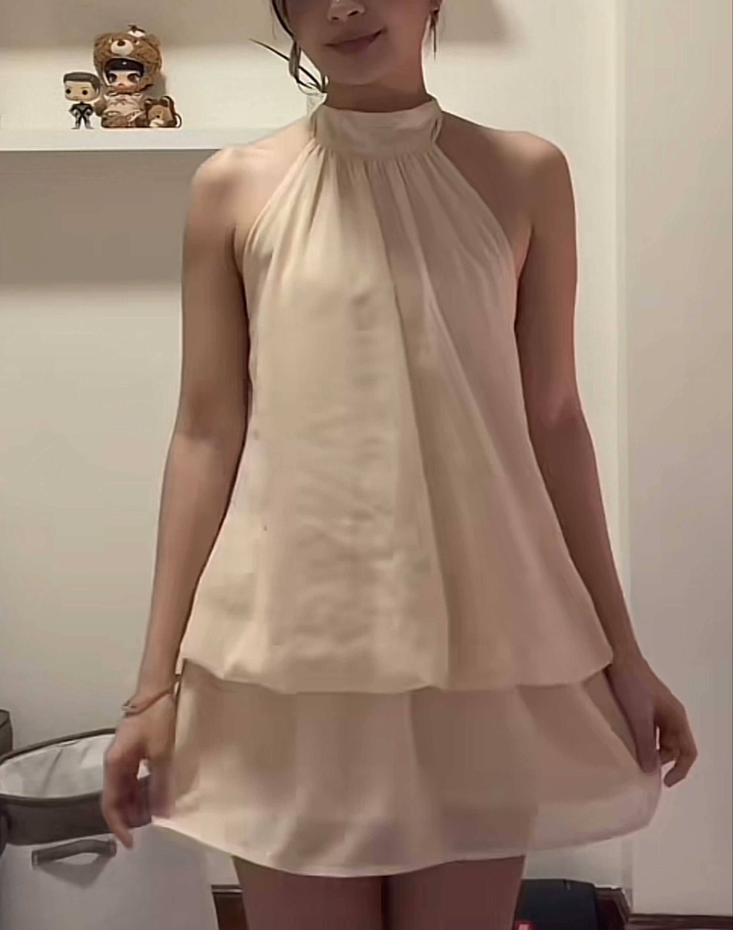 Thailand Halter Neck Ruffle Dress (Category: Dresses) located in San Fernando. Submitted by maisonlyne (Listing ID 1420728560, Image 3). Description: .