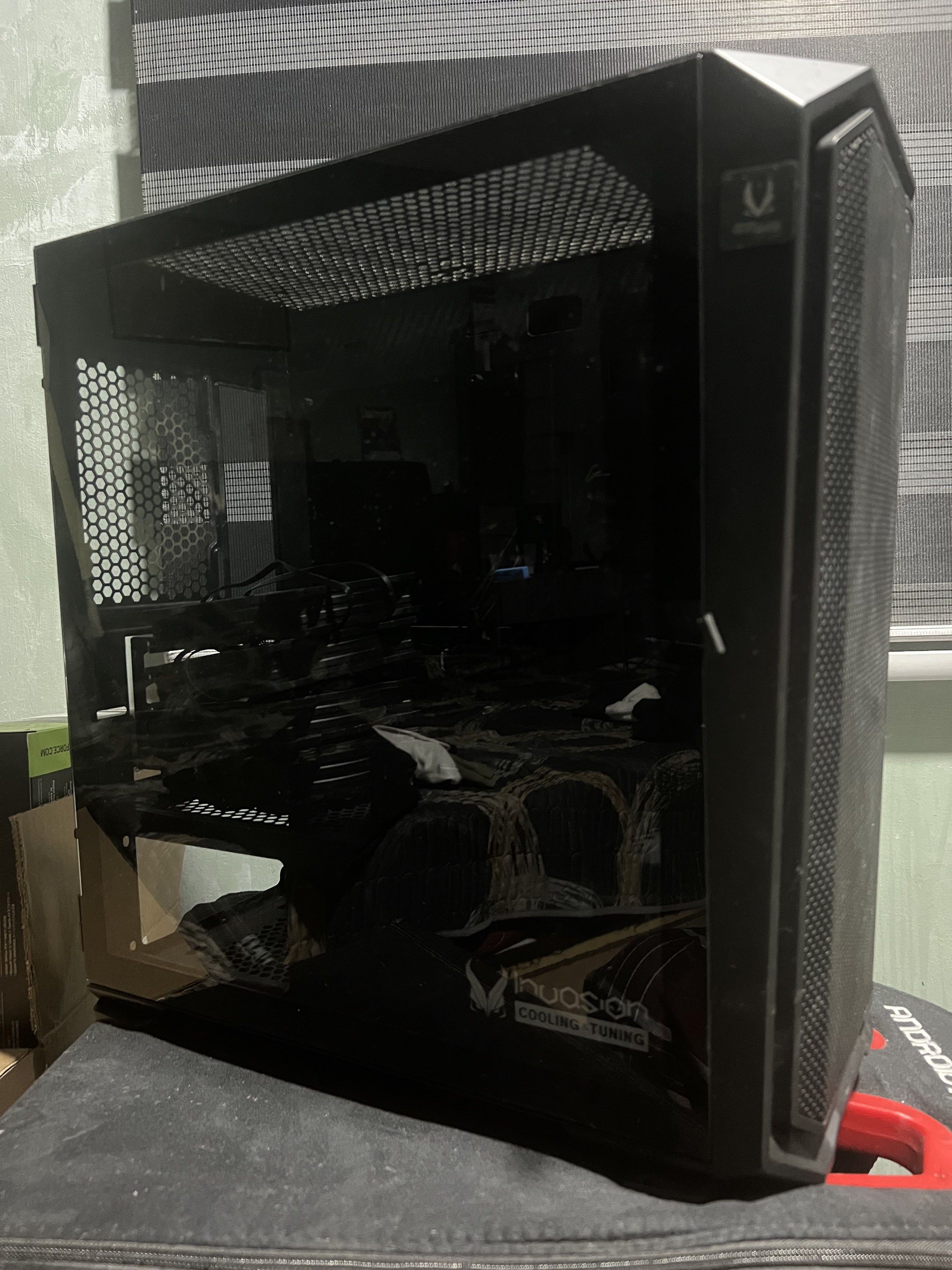 Invasion pc case with 4 rgb fan, Computers & Tech, Parts & Accessories ...