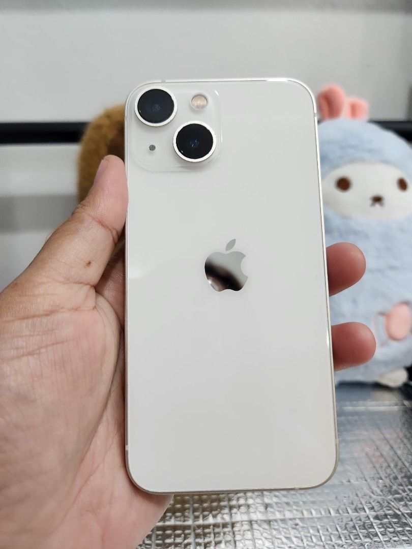 IPHONE 13 MINI 128GB 87% no swap (Category: iPhone 13 Series) located in Mandaluyong City. Submitted by cellspaceph (Listing ID 1420617884, Image 2). Description: IPHONE 13 MINI 128GB factory unlocked 87% battery health All working Any sim issue: minimal dents/scratch Php13,500‼️ with case.