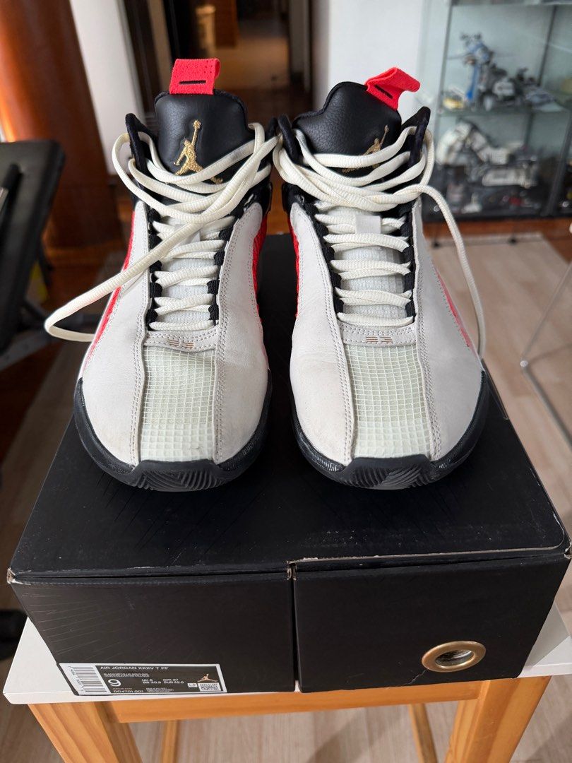 Jordan 35 Titan sz 9 (Category: Sneakers) located in Quezon City. Submitted by chefcurrymd30 (Listing ID 1420584284, Image 1). Description: Jordan 35 Titan sz 9. Used twice just for photos. Item located near UP town center. Can ship c/o buyer..