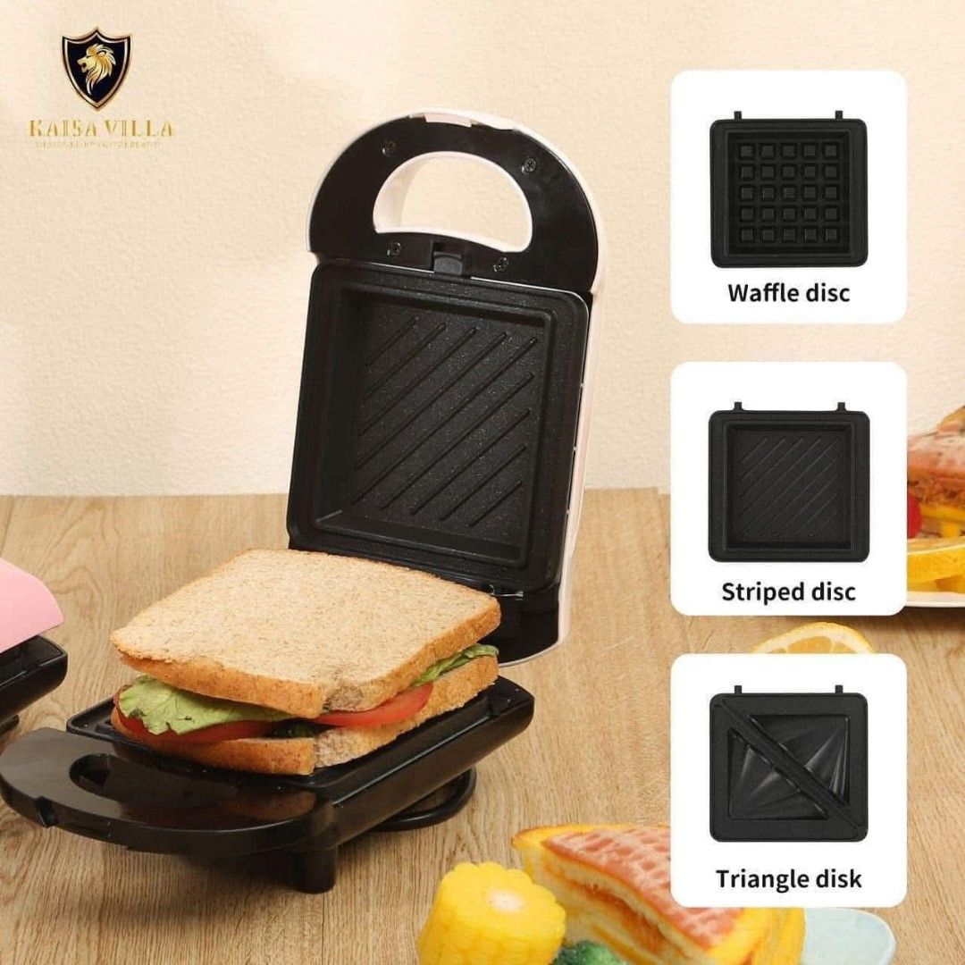 Kaisa Villa 3-in-1 Sandwich Maker (Category: Cookware & Accessories) located in Manila. Submitted by haideshop (Listing ID 1420692495, Image 3). Description: .