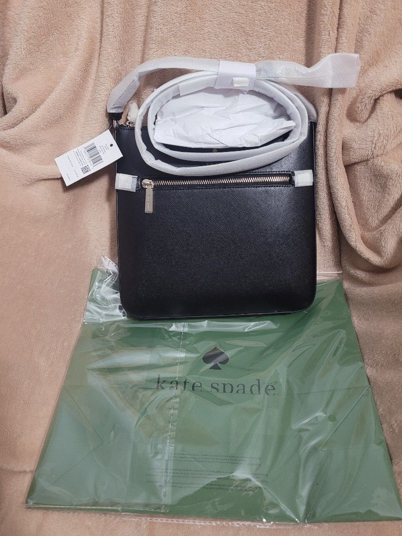 Kate Spade Sadie Crossbody Bag (Category: Cross-body Bags) located in San Pablo. Submitted by brandedandmore (Listing ID 1420733189, Image 3). Description: Brandnew Original Kate Spade Sadie Sling Bag in Black. Comes with Kate Spade paperbag. .