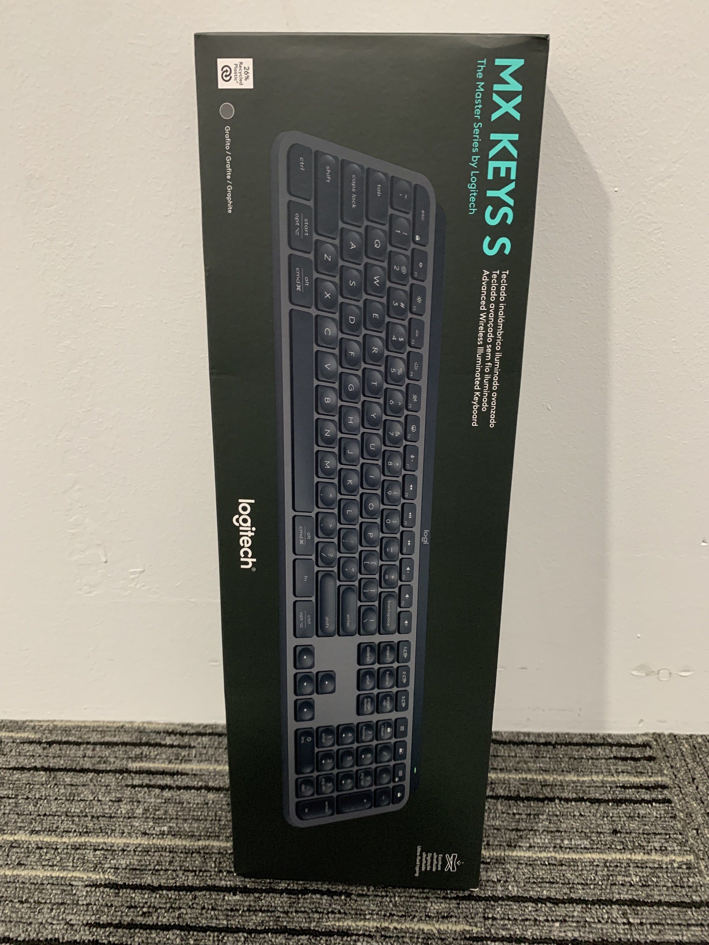 Logitech MX Keys S Wireless Keyboard illuminated - Brand New451539602926489601