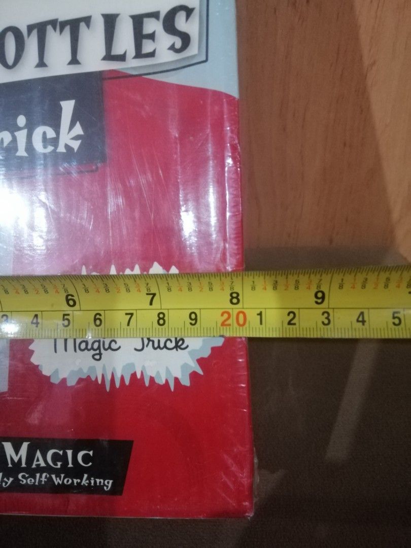 Magic Trick Astonoshing Flipping Bottles (Category: Board Games & Puzzles) located in Quezon City. Submitted by goldencity1964 (Listing ID 1420695470, Image 3). Description: Selling this Brand New, SEALED, UNOPENED ASTONISHING FLIPPING BOTTLES MAGIC TRICKS PARTY TRICK MAGIC Big Box... 8 X 12 INCH BOX WYSIYWG.... As is Scan picture please.