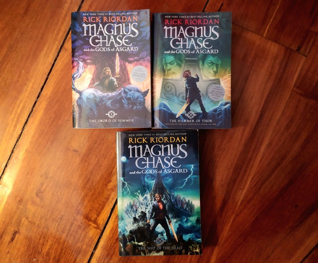 Magnus Chase and the Gods of Asgard trilogy [SET], Hobbies & Toys ...