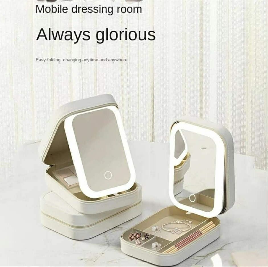 Makeup Organizer with LED Mirror (Category: Makeup) located in Manila. Submitted by jimmy_juniorrr (Listing ID 1420717610, Image 3). Description: .