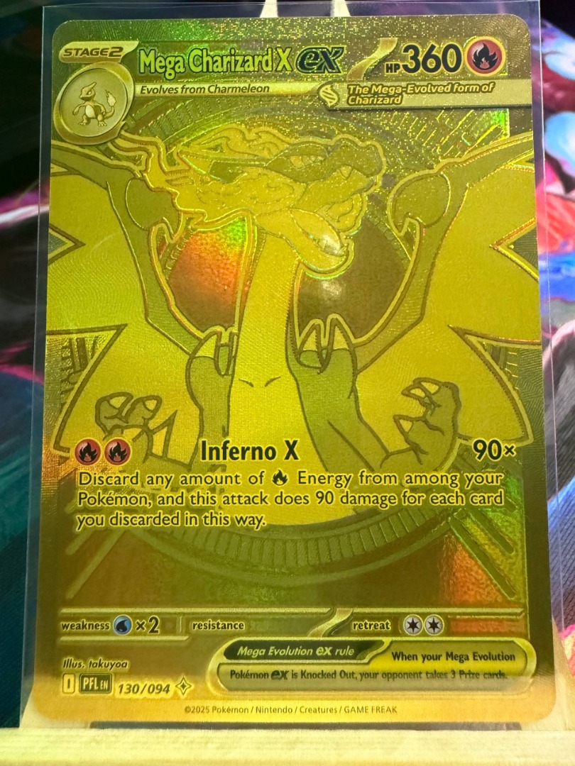 Mega Charizard X ex #130 Pokemon Phantasmal Flames MHR MUR, Hobbies ...