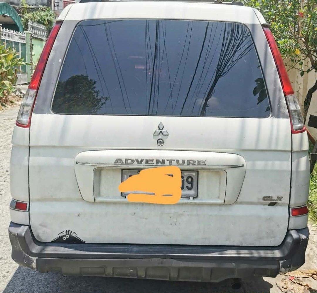 Mitsubishi adventure glx Manual (Category: Used Cars) located in Mandaluyong City. Submitted by olxph_693248003 (Listing ID 1420585067, Image 2). Description: Mitsubishi Adventure Color Polar white. Orig paint with mud guard center caps momo steering wheel samurai gear shifter handle chrome side mirror cover Registered Issue: power window driver side. Bumababa pero half lang. Tumataas naman uli. Steering coupling medyo may kalog Aircon needs clea