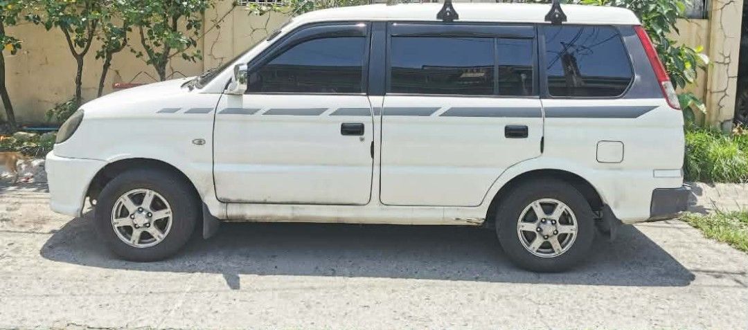 Mitsubishi adventure glx Manual (Category: Used Cars) located in Mandaluyong City. Submitted by olxph_693248003 (Listing ID 1420585067, Image 3). Description: Mitsubishi Adventure Color Polar white. Orig paint with mud guard center caps momo steering wheel samurai gear shifter handle chrome side mirror cover Registered Issue: power window driver side. Bumababa pero half lang. Tumataas naman uli. Steering coupling medyo may kalog Aircon needs clea