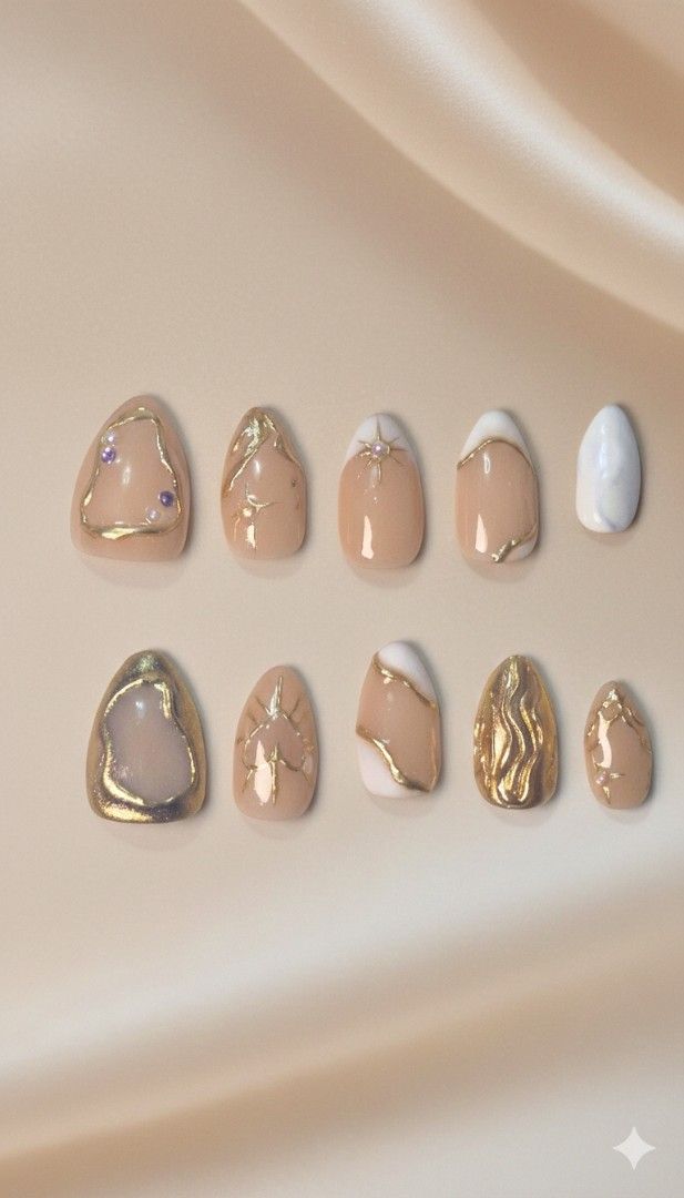 Nailena handmade press-on nails (Category: Hands & Nails) located in Manila. Submitted by declutter_s (Listing ID 1420600492, Image 3). Description: - Beautiful handmade press-on nail sets - Various designs: pearl accents, gold detailing, glitter finishes - Different shapes and colors available - Perfect for any occasion - Easy application and removal - Each set includes 10 nails Note: This is handmade, please send sizes and the design you want I
