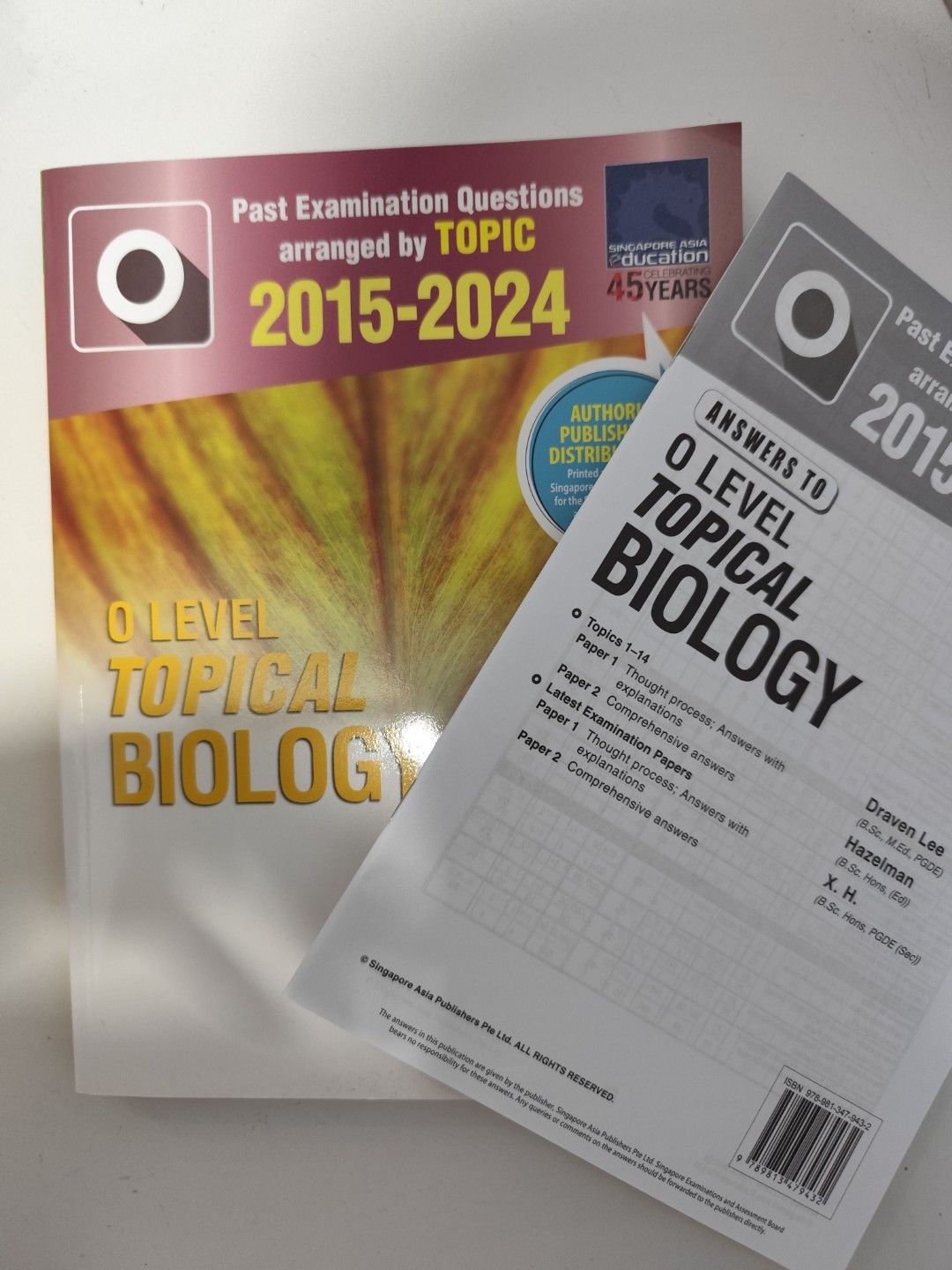 Topical Biological Example O Level Topical Biology 2015-2024, Hobbies & Toys, Books & Magazines ...