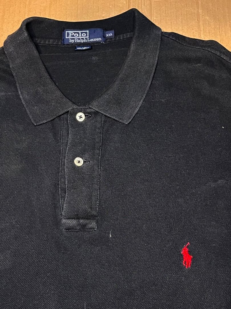 Polo by Ralph Lauren Long sleeve (Category: Tshirts & Polo Shirts ) located in Batangas. Submitted by ukayro (Listing ID 1420706313, Image 2). Description: Polo by Ralph Lauren Long sleeve 2XL on tag 27 W 33/36.5 L off/legit Issue: Stretched button holes.