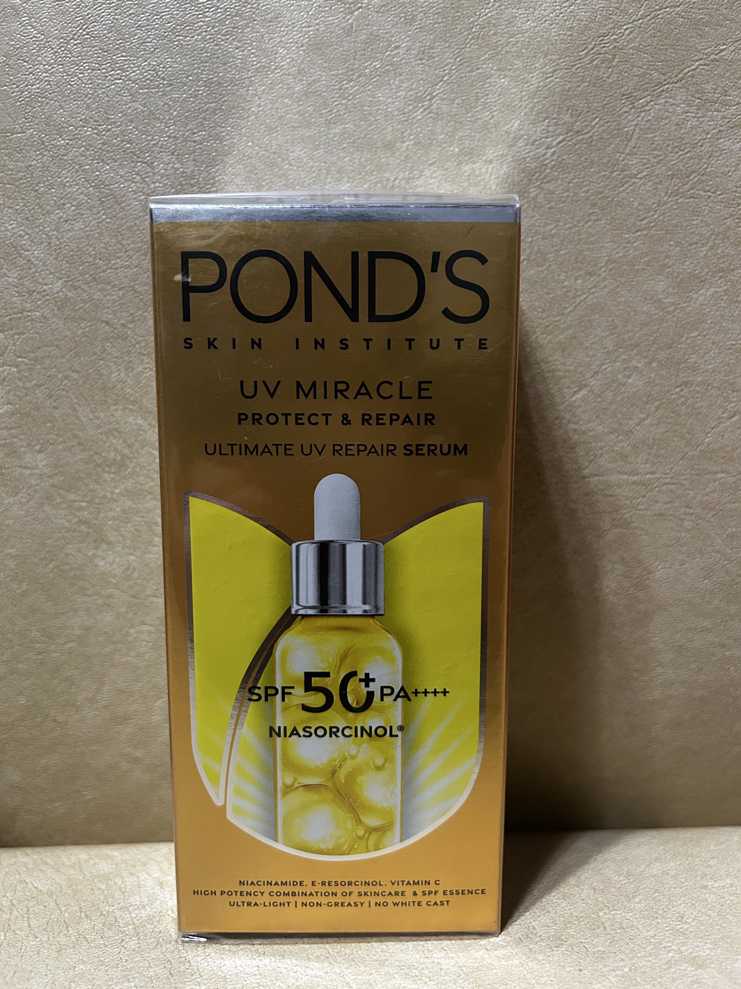 Ponds UV Miracle Ultimate Repair Serum (Category: Face Care) located in Quezon City. Submitted by samsontech (Listing ID 1420712228, Image 1). Description: Location: Mindanao Ave QC Ponds UV Miracle Ultimate Repair Serum -sealed -expires 2028 -SRP 800 Selling for 400.