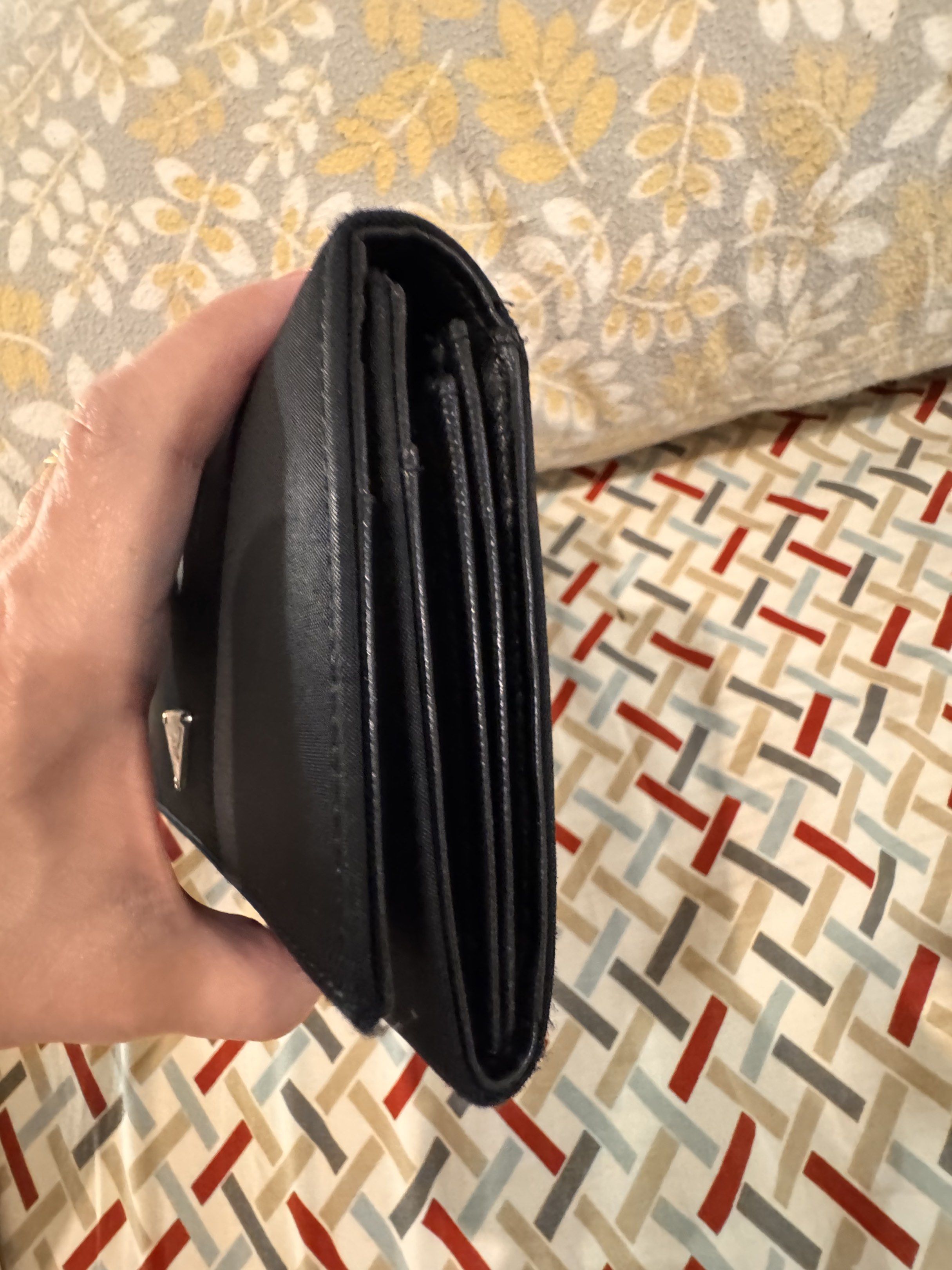 Prada long wallet (Category: Luxury Bags & Wallets) located in Quezon City. Submitted by jmako (Listing ID 1420674636, Image 3). Description: Good condition Authentic 💯 .