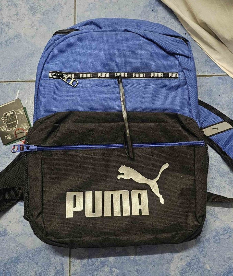 Puma Backpack jr size blue (Category: Backpacks) located in Quezon City. Submitted by justinkixs (Listing ID 1420689688, Image 1). Description: puma backpack jr size bnew legit.