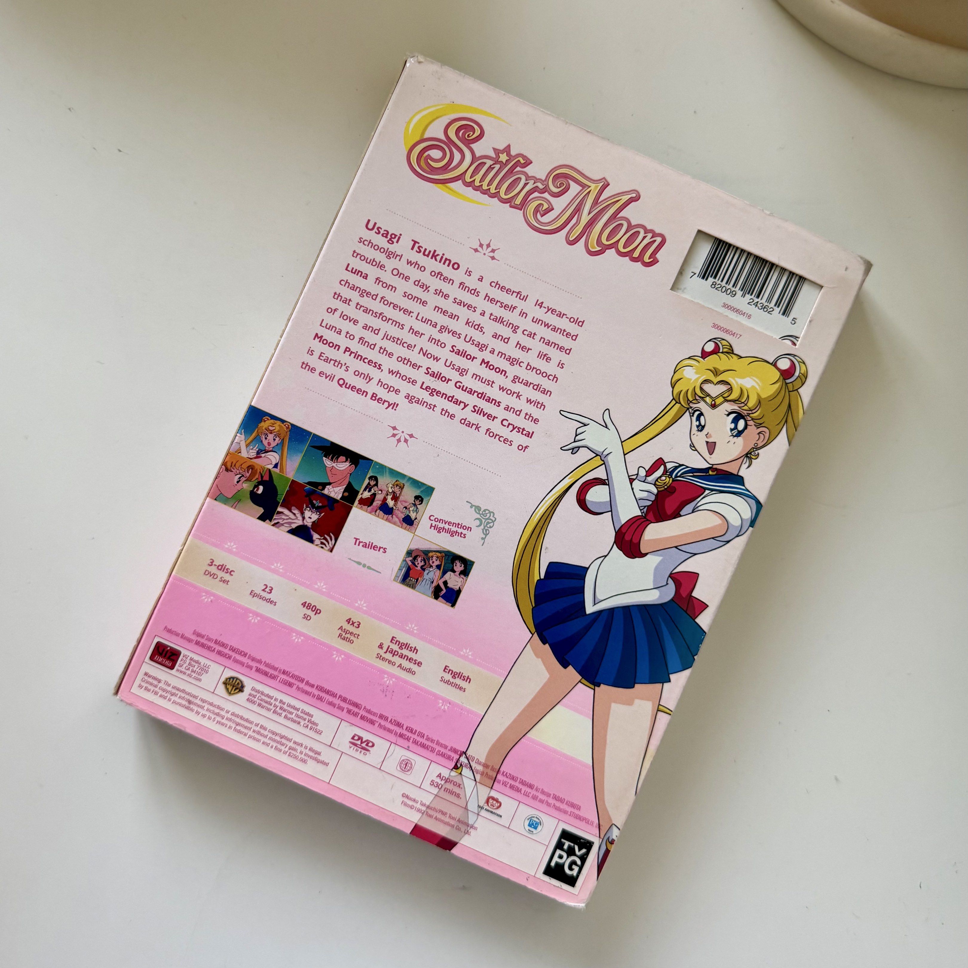 Sailor Moon Season 1 DVD (Category: CDs & DVDs) located in Manila. Submitted by xianal (Listing ID 1420644173, Image 2). Description: NOTICE: I never used this dvd since I bought it back in the 2010’s but I can’t guarantee that it still works since I don’t have a dvd player to confirm if it still works. - Sailor Moon DVD set - 3 Discs - 23 Episodes - Audio: English and Japanese - Subtitles: English - Includes trailers - 4:3 aspect ratio - Rated T