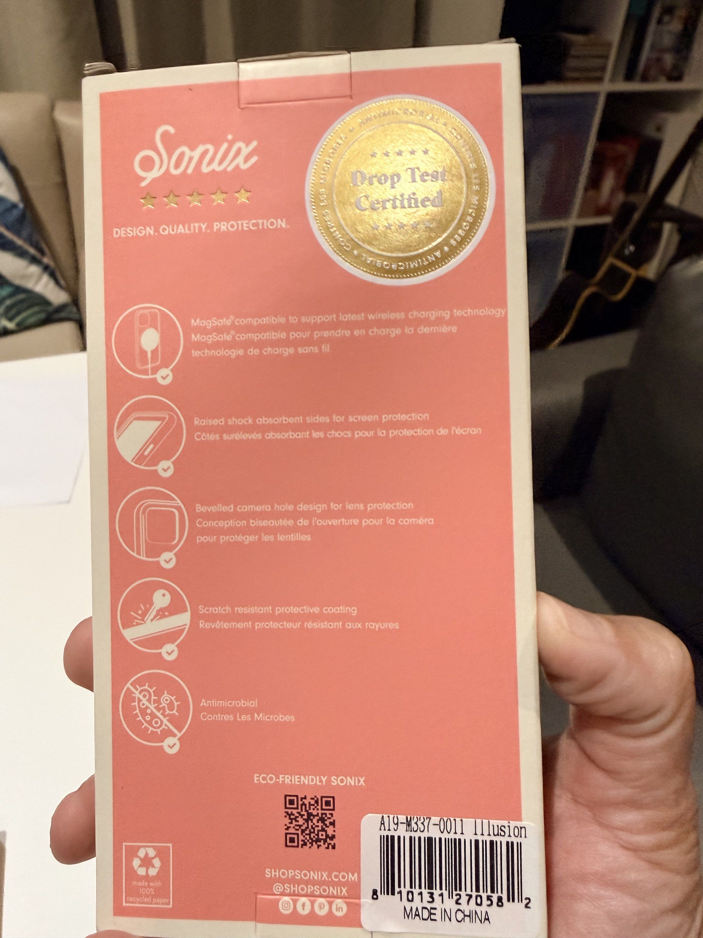 Sonix case for Iphone 15 pro (Category: Cases & Sleeves) located in Cainta. Submitted by martiniko1108 (Listing ID 1420661826, Image 2). Description: Brand new. Payment via gcash or bank transfer. Delivery via grab or lalamove.