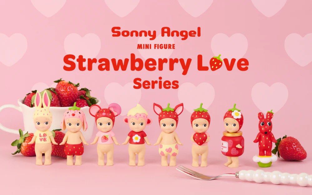 Sonny Angel Strawberry Love Series Mini Figures (Category: Designer & Blind Box Toys) located in Singapore. Submitted by kimchideals (Listing ID 1420649003, Image 1). Description: Blind box 1 for 25 2 for 48 3 for 69.