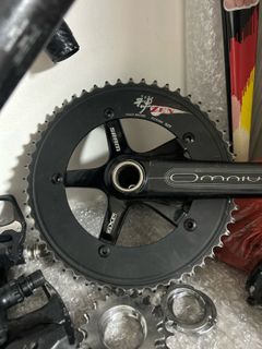 Sram Omnium Crankset with Sugino Zen Chainring, Sports Equipment